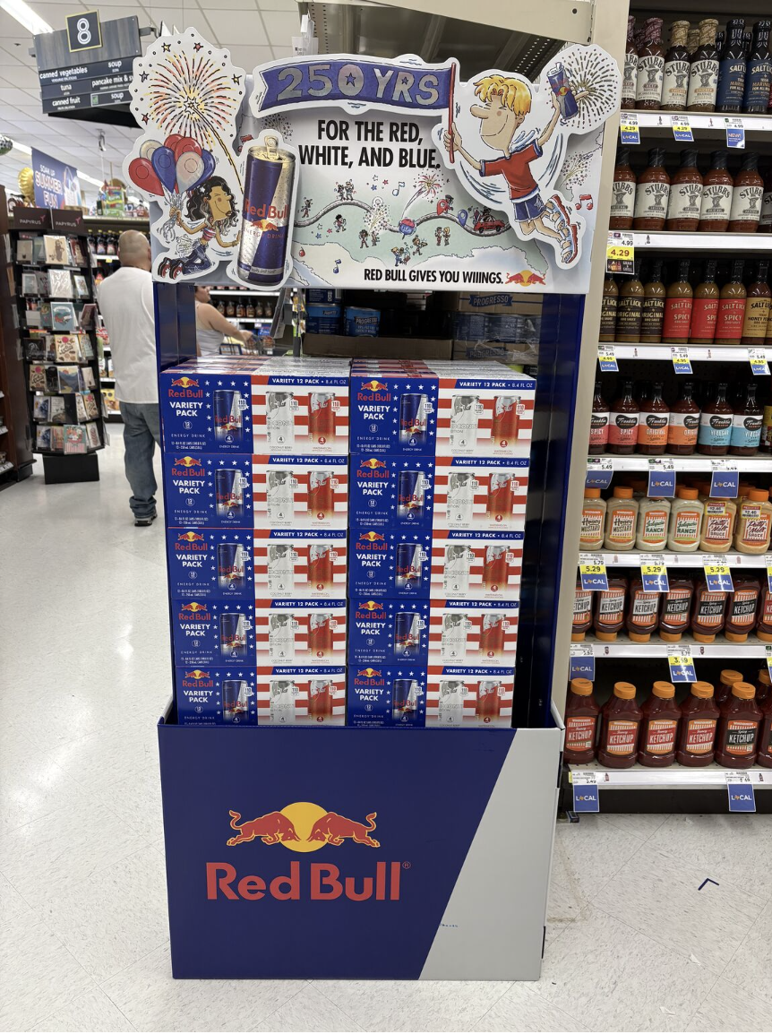 250 Years — in-store freestanding display